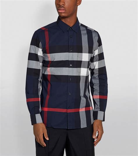 burberry mens poplin shirt|burberry shirts for men.